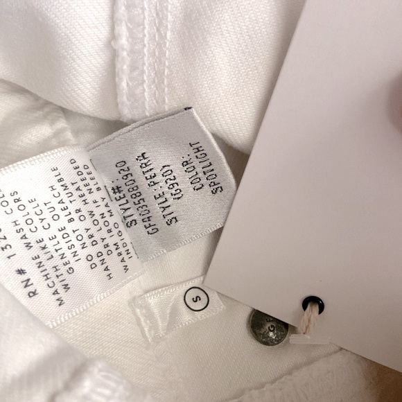 GRLFRND White Button Down Sleeveless Denim Overall Midi Petra Dress Size S NWT - Picture 5 of 8